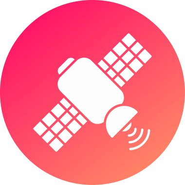 Web Kullanımı için Uydu Simgesi, Vektör Resimleri