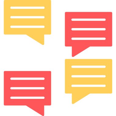 Web Kullanımı için İleti Simgesi, Vektör İllüstrasyonu