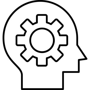 Web Kullanımı için Vektör İllüstrasyonu Düşünce.svg Simgesi