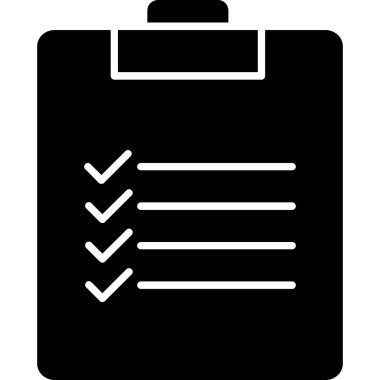 Web Kullanımı için Pano Simgesi, Vektör İllüstrasyonu