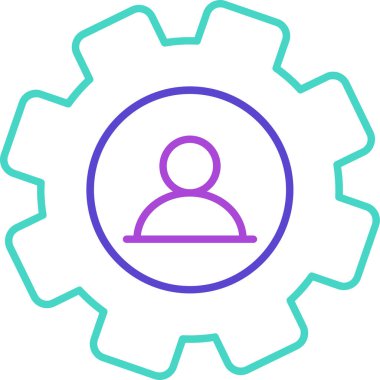 Web Kullanımı için Kullanıcı Simgesi, Vektör İllüstrasyonu