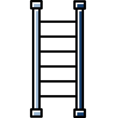 Web kullanımı için Merdiven Simgesi, Vektör İllüstrasyonu