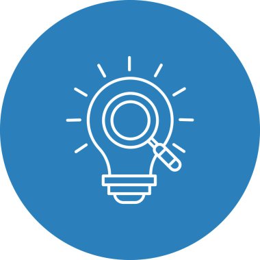 Web Kullanımı için hafif Simge, Vektör İllüstrasyonu