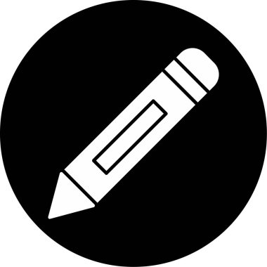 Web Kullanımı için Kalem Simgesi, Vektör İllüstrasyonu