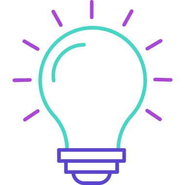 Web Kullanımı için hafif Simge, Vektör İllüstrasyonu