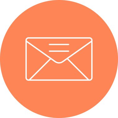 Web Kullanımı için E- posta Simgesi, Vektör İllüstrasyonu