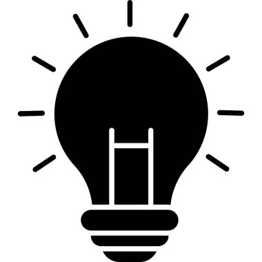 Ampul Simgesi, Web Kullanımı için Vektör Resimleri