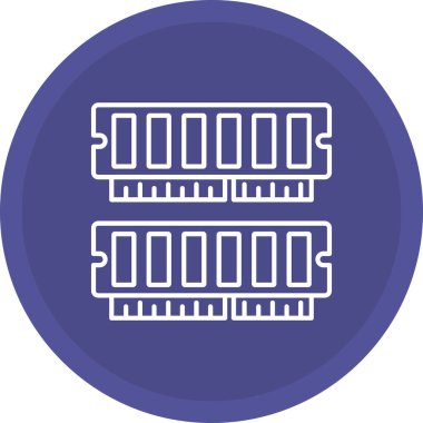 Ram Simgesi, Web Kullanımı için Vektör İllüstrasyonu