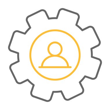 Web Kullanımı için Kullanıcı Simgesi, Vektör İllüstrasyonu