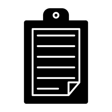 Web Kullanımı için Pano Simgesi, Vektör İllüstrasyonu