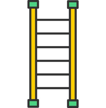 Web kullanımı için Merdiven Simgesi, Vektör İllüstrasyonu