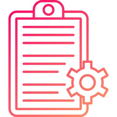 Web Kullanımı için Proje Simgesi, Vektör İllüstrasyonu