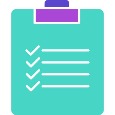 Web Kullanımı için Pano Simgesi, Vektör İllüstrasyonu