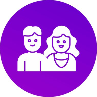 Web Kullanımı için Ebeveyn Simgesi, Vektör İllüstrasyonu