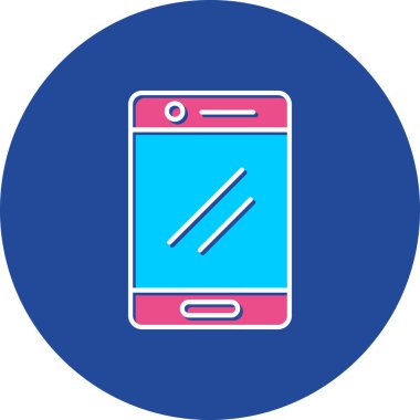 Web Kullanımı için Akıllı Telefon Simgesi, Vektör İllüstrasyonu