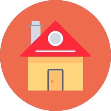 Web Kullanımı için Ev Simgesi, Vektör İllüstrasyonu