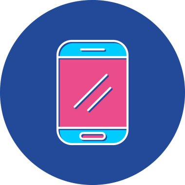 Web Kullanımı için Telefon Simgesi, Vektör İllüstrasyonu