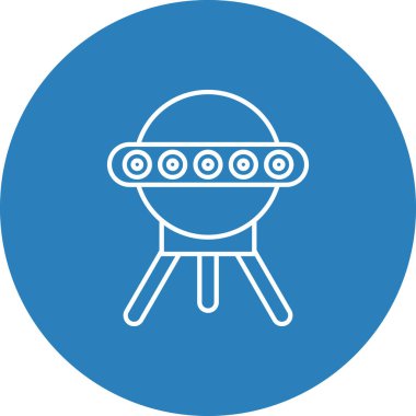 Sputnik Simgesi, Web Kullanımı için Vektör Resimleri