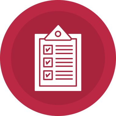 Web Kullanımı için Görev Simgesi, Vektör İllüstrasyonu