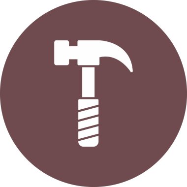 Çekiç Simgesi, Web Kullanımı için Vektör İllüstrasyonu