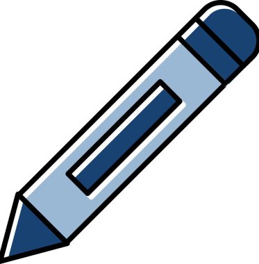 Web Kullanımı için Kalem Simgesi, Vektör İllüstrasyonu