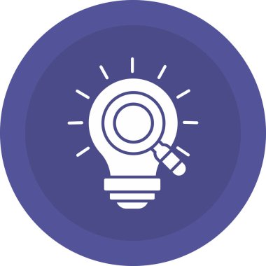 Web Kullanımı için hafif Simge, Vektör İllüstrasyonu