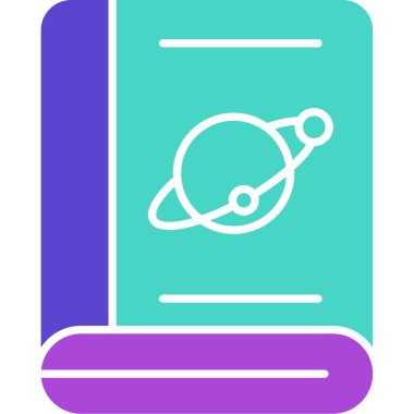 Web Kullanımı için Kitap Simgesi, Vektör İllüstrasyonu