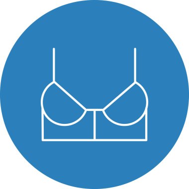 Web Kullanımı için Sütyen Simgesi, Vektör İllüstrasyonu