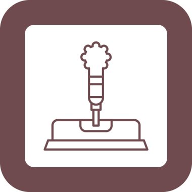 Web Kullanımı için Joystick Simgesi, Vektör İllüstrasyonu