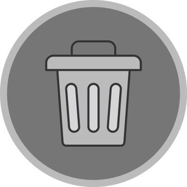 Bin Simge, Web Kullanımı için Vektör İllüstrasyonu