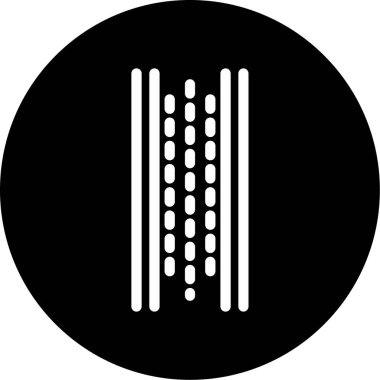 Web Kullanımı için Yol Simgesi, Vektör İllüstrasyonu