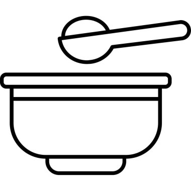 Baby Food.svg Simgesi, Web Kullanımı için Vektör İllüstrasyonu