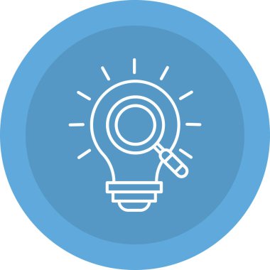 Web Kullanımı için hafif Simge, Vektör İllüstrasyonu