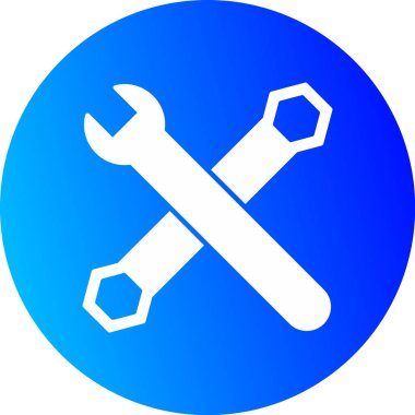 Web Kullanımı için Araç Simgesi, Vektör İllüstrasyonu