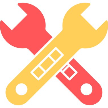 Web Kullanımı için Vektör İllüstrasyonu Çapraz Anahtarı Simgesi