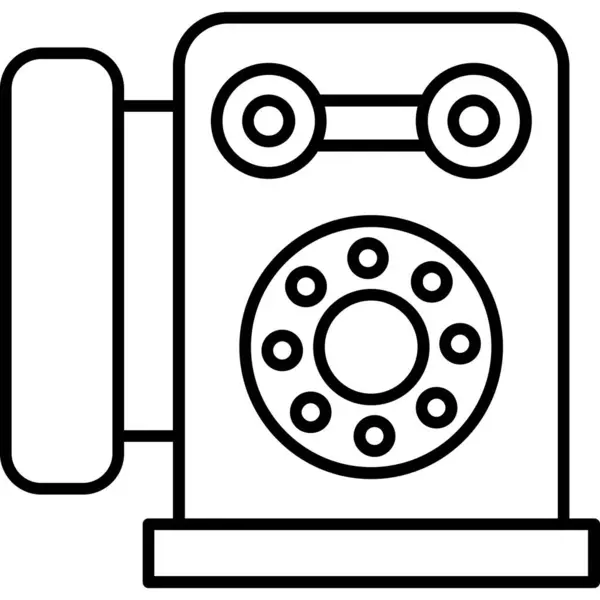 Web Kullanımı için Telefon Çevirme.svg Simgesi, Vektör İllüstrasyonu