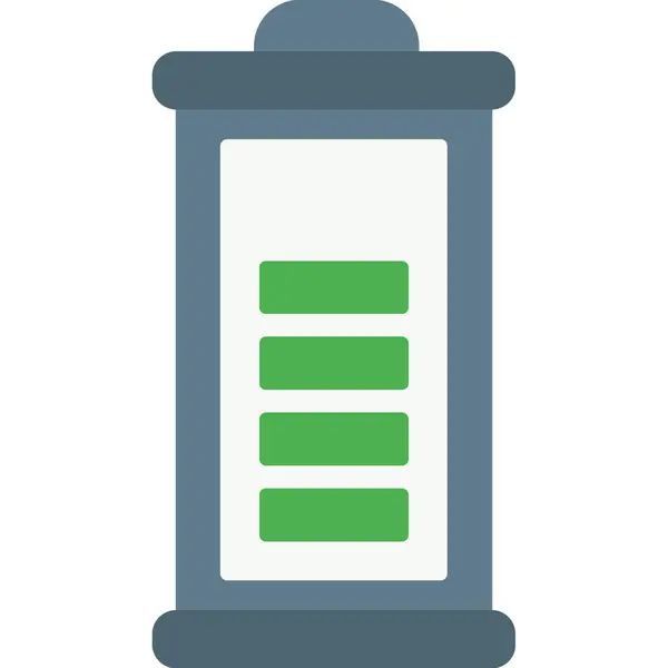 Web kullanımı için Pil Simgesi, Vektör İllüstrasyonu