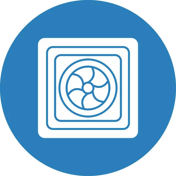 Web Kullanımı için Fan Simgesi, Vektör İllüstrasyonu