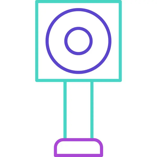 Web Kullanımı için Butterstamp Simgesi, Vektör İllüstrasyonu