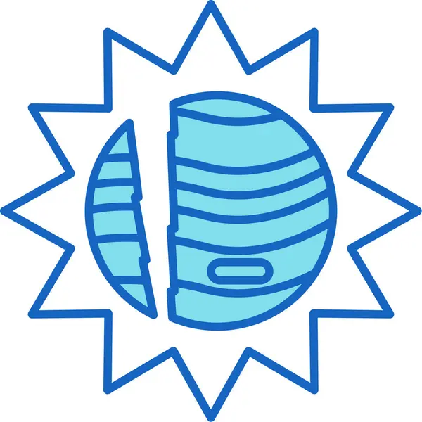 Web Kullanımı için Güneş Simgesi, Vektör İllüstrasyonu