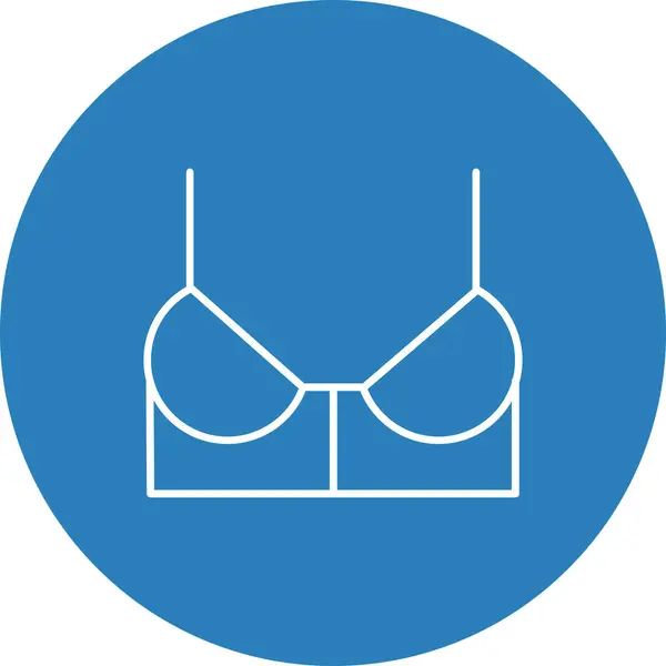 Web Kullanımı için Sütyen Simgesi, Vektör İllüstrasyonu