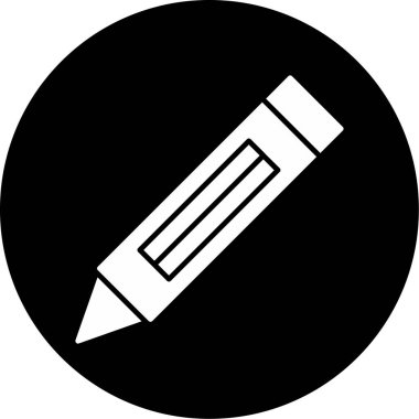 Web Kullanımı için Kalem Simgesi, Vektör İllüstrasyonu