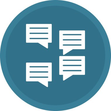 Web Kullanımı için İleti Simgesi, Vektör İllüstrasyonu