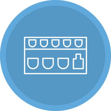 Web Kullanımı için Portlar Simgesi, Vektör Resimleri