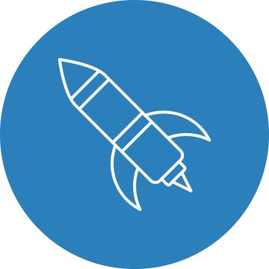 Web Kullanımı için Mezail Simgesi, Vektör İllüstrasyonu