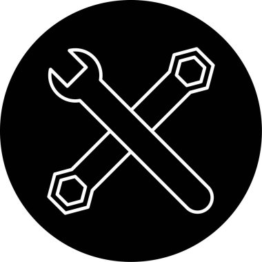 Web Kullanımı için Araç Simgesi, Vektör İllüstrasyonu