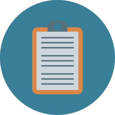 Web Kullanımı için Pano Simgesi, Vektör İllüstrasyonu