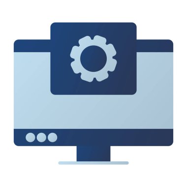 Web Geliştirme Simgesi, Web Kullanımı için Vektör İllüstrasyonu