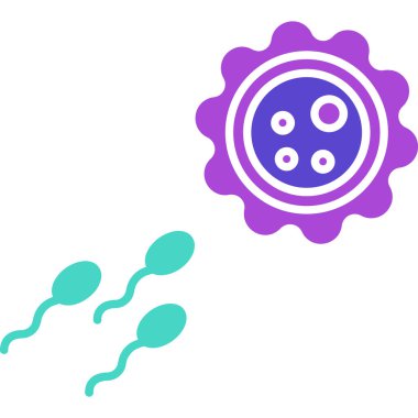 Web kullanımı için Döllenme Simgesi, Vektör İllüstrasyonu