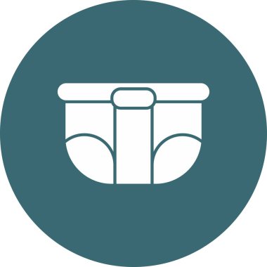 Web Kullanımı için Bez Simgesi, Vektör İllüstrasyonu